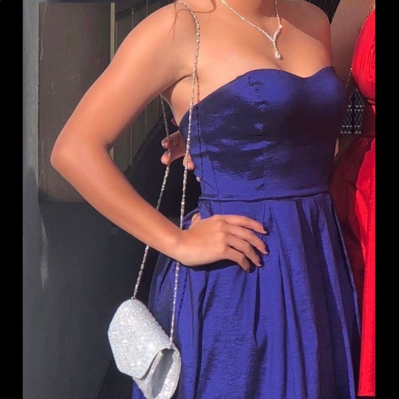 BLUE (prom) PRETTY FASHIONABLE LONG DRESS - Picture 2 of 7